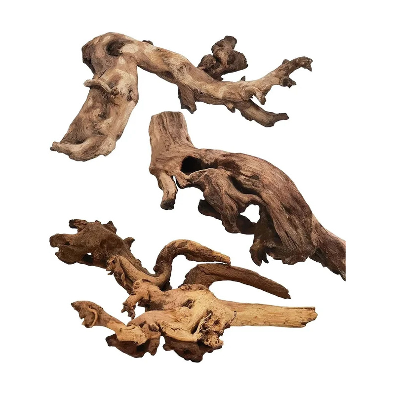Aquarium Driftwood - ไม้ลอยน้ำธรรมชาติสำหรับตกแต่งตู้ปลา ของตกแต่งตู้ปลา ไม้จมใต้น้ำ ลำต้นไม้ ขนาด 5-40