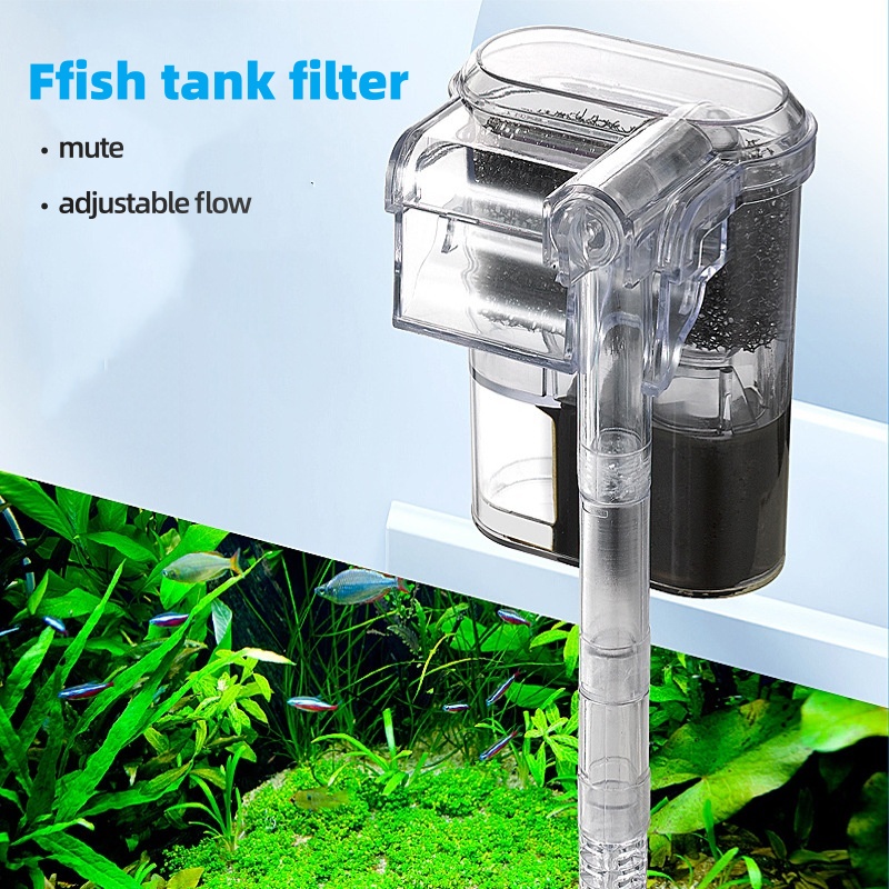 Planted Aquarium Cleaning - เครื่องกรองน้ำแบบแขวนขนาดเล็กสำหรับตู้ปลา 2.5W 250H/L เหมาะสำหรับตู้ปลาขนาดไม่เกิน 30 ซม.