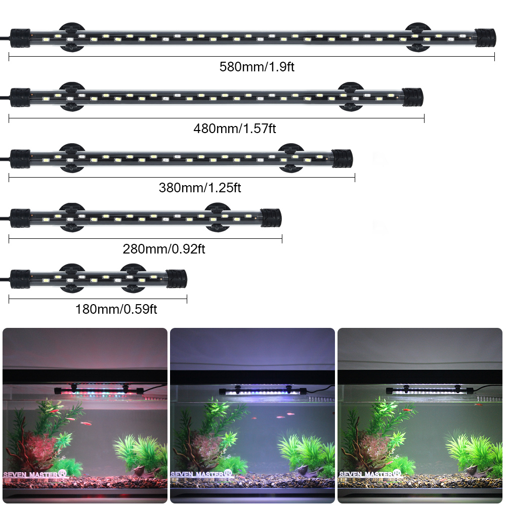 Aquarium Plant Substrate - Aquarium Light LED Plant Grow โคมไฟกันน้ําถังปลา