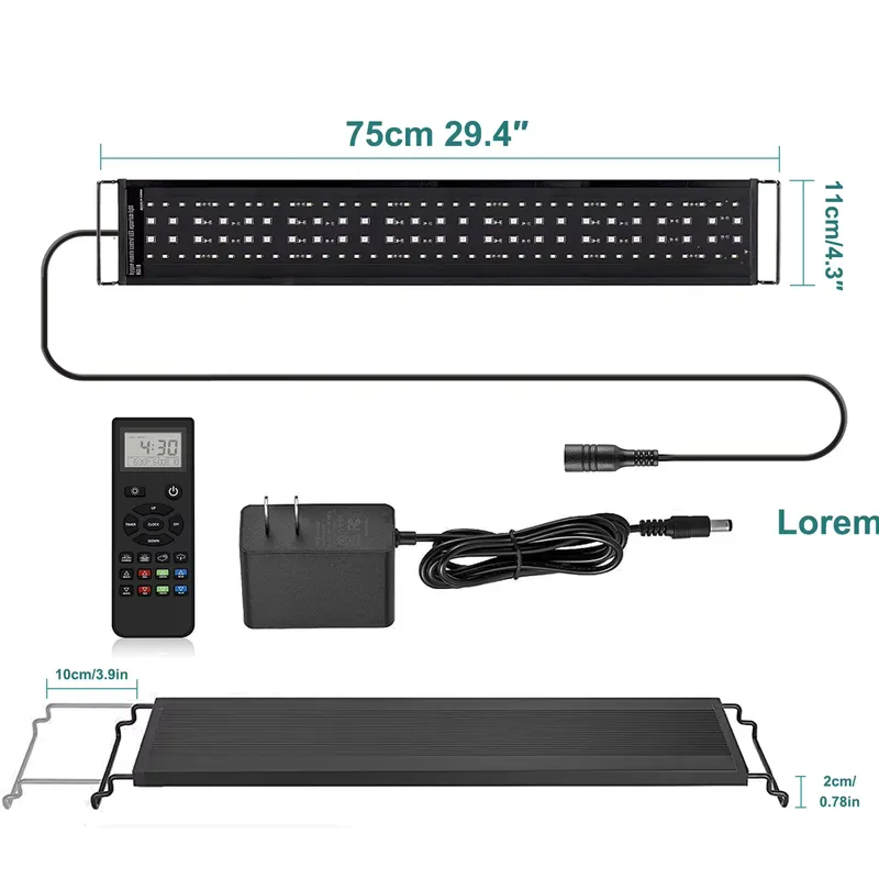 Live Plant Aquarium - ไฟ LED สำหรับตู้ปลา SIROKA ขนาด 75