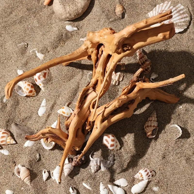 Aquarium Driftwood - 7-26 ซม.4 ขนาด Driftwood Cuckoo Roots
