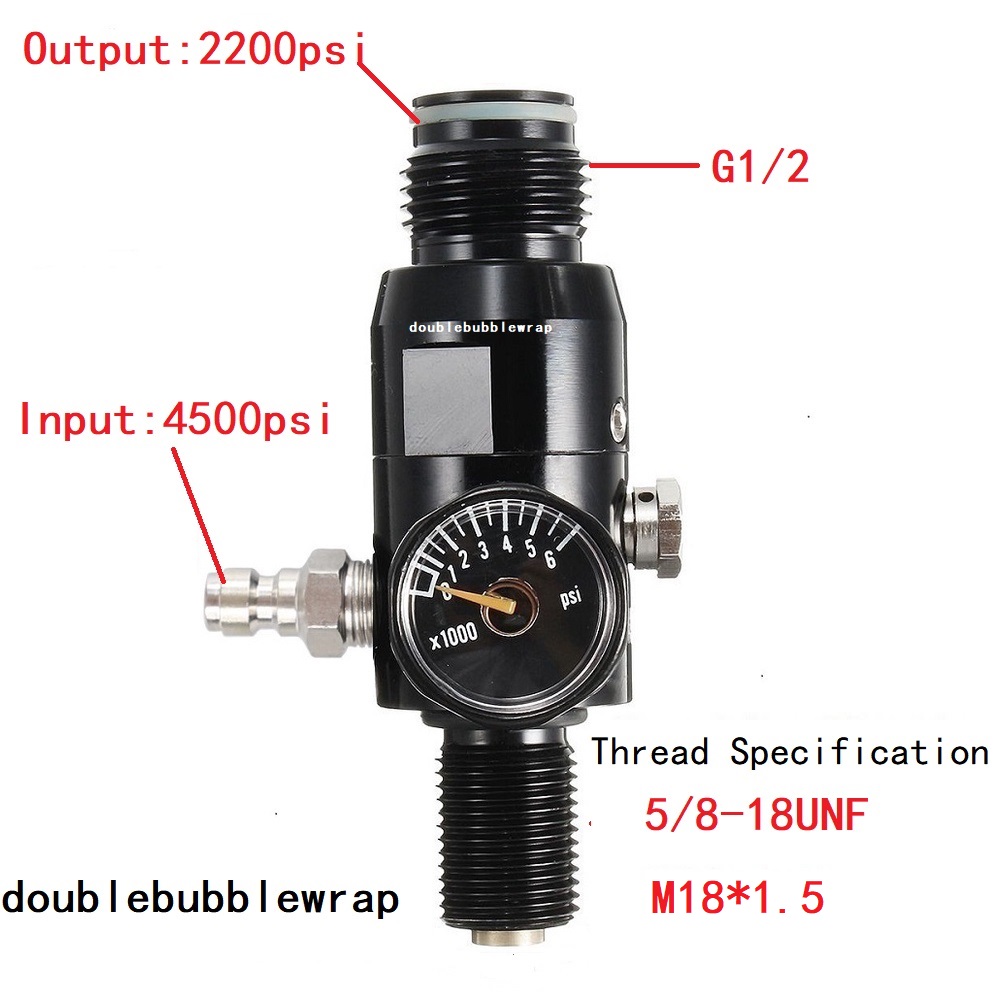 Aquarium Liquid Carbon - วาล์วควบคุม5/8-18UNF หรือ M18 * 1.5วาล์วควบคุม4500psi ถังสูงทรงกระบอกดำน้ำพืชพิพิธภัณฑ์สัตว์น้ำ