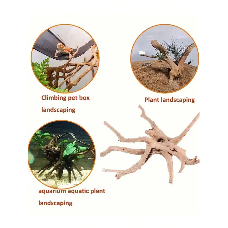ไม้ลอยน้ำธรรมชาติสำหรับตกแต่งต - Aquarium Driftwood บทวิจารณ์และราคา