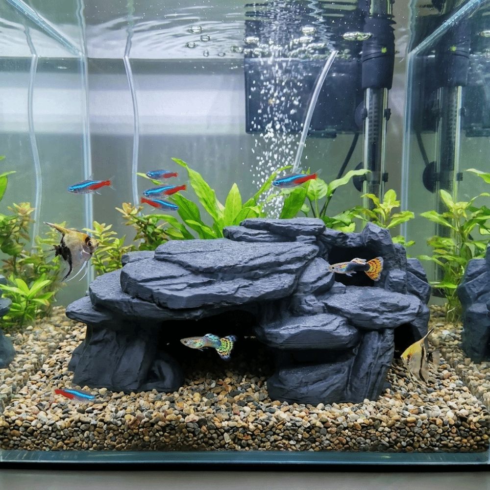 ของตกแต่งตู้ปลาแบบ 3 มิติ รูปท - Aquarium Driftwood บทวิจารณ์และราคา