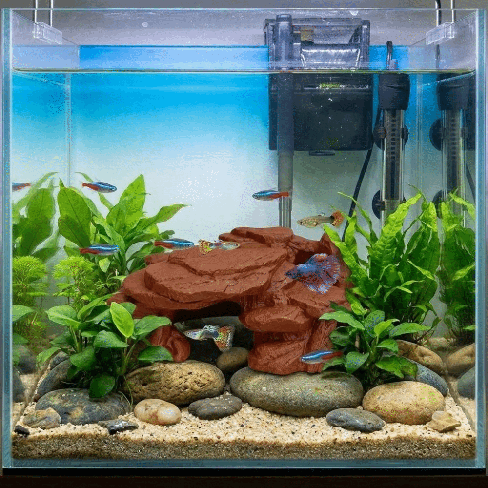 ของตกแต่งตู้ปลาแบบ 3 มิติ รูปท - Aquarium Driftwood บทวิจารณ์และราคา