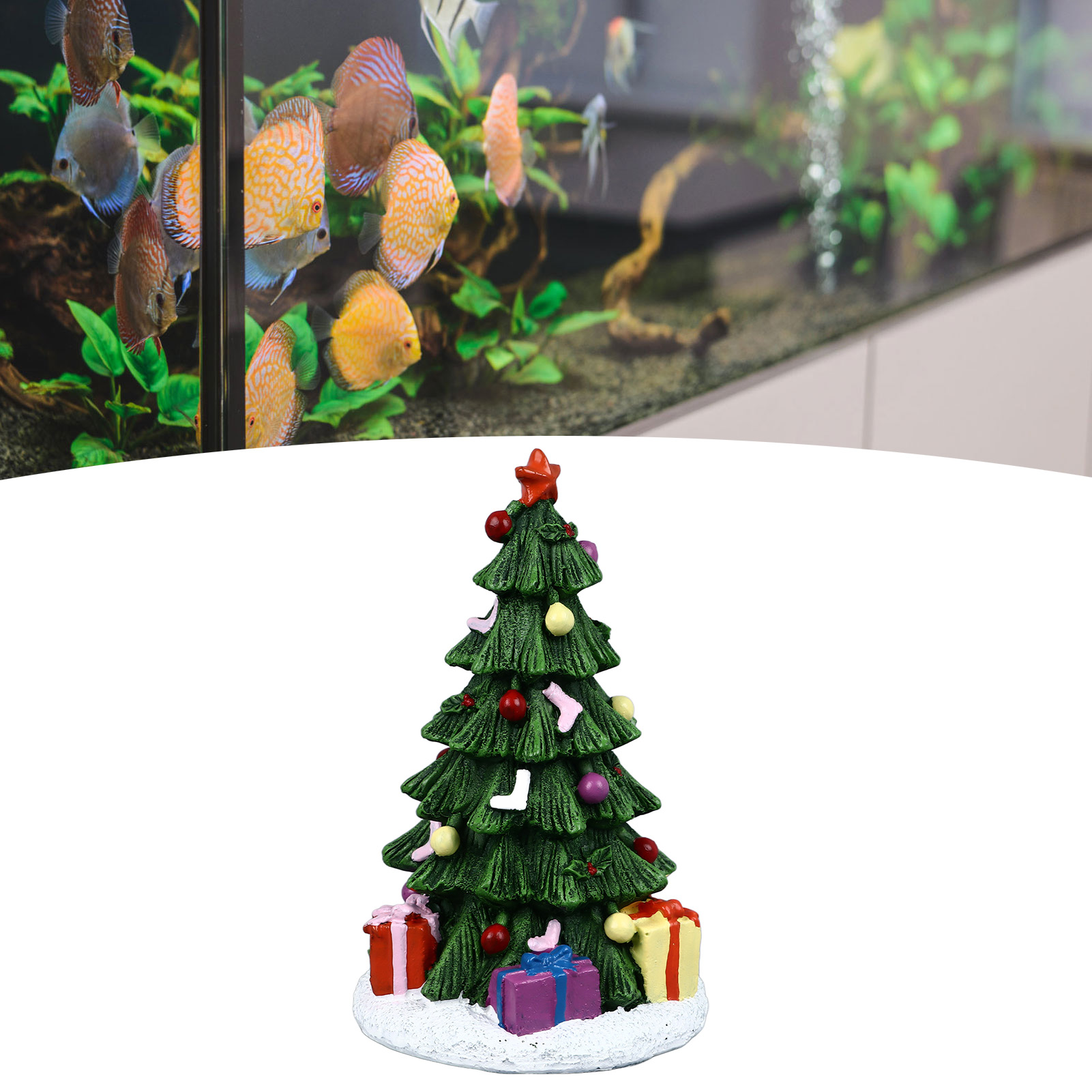ZK20 Christmas Fish Tank Ornam - Aquarium Plant Substrate บทวิจารณ์และราคา