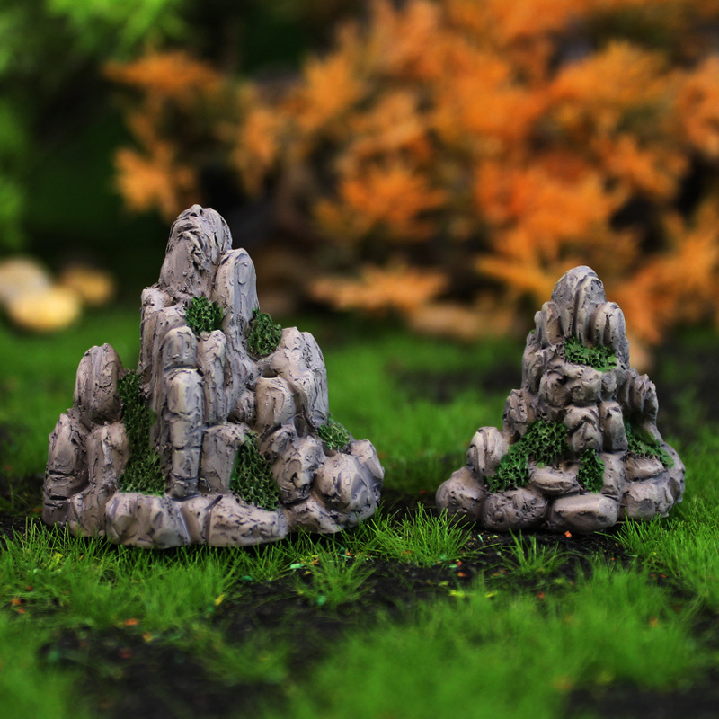 หินเทียมขนาดเล็กภูเขาขนาดเล็กห - Aquarium Moss บทวิจารณ์และราคา