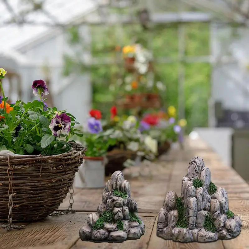 หินเทียมขนาดเล็กภูเขาขนาดเล็กห - Aquarium Moss บทวิจารณ์และราคา