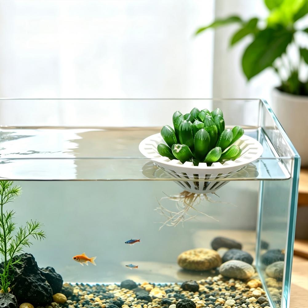 กระถางปลูกพืชน้ำแบบไฮโดรโปนิกส - Aquarium Plant Holder บทวิจารณ์และราคา