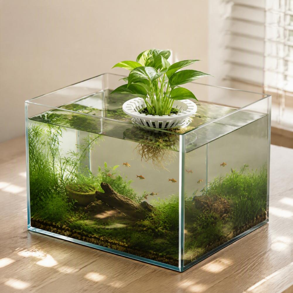 กระถางปลูกพืชน้ำแบบไฮโดรโปนิกส - Aquarium Plant Holder บทวิจารณ์และราคา