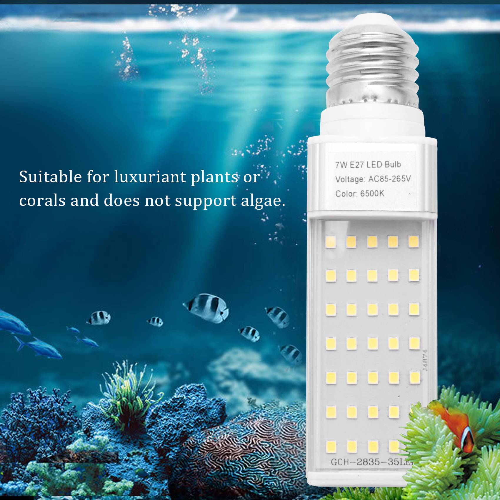 A56P-Fishpod ไฟปลูกต้นไม้สีขาว - Aquarium Plant Light บทวิจารณ์และราคา