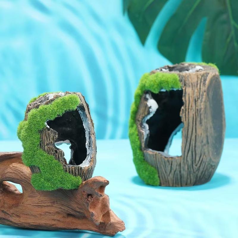 อุปกรณ์ตกแต่งตู้ปลา รูปแบบถ้ำซ - Aquarium Driftwood บทวิจารณ์และราคา