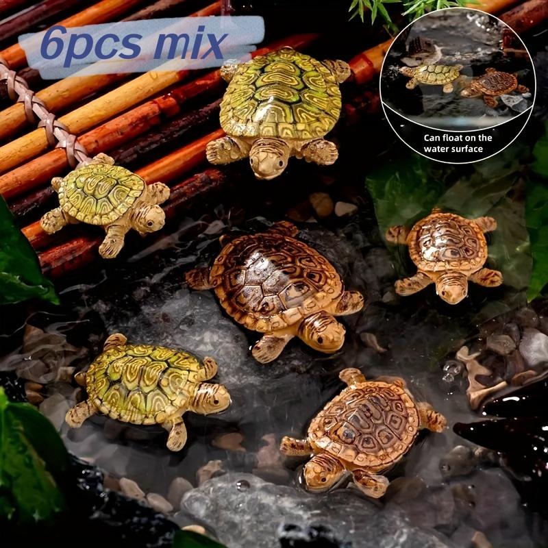 รูปปั้นเต่าขนาดเล็ก 6 ตัวสำหรั - Aquarium Moss บทวิจารณ์และราคา