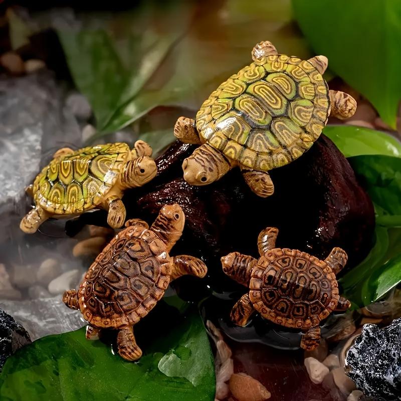 รูปปั้นเต่าขนาดเล็ก 6 ตัวสำหรั - Aquarium Moss บทวิจารณ์และราคา