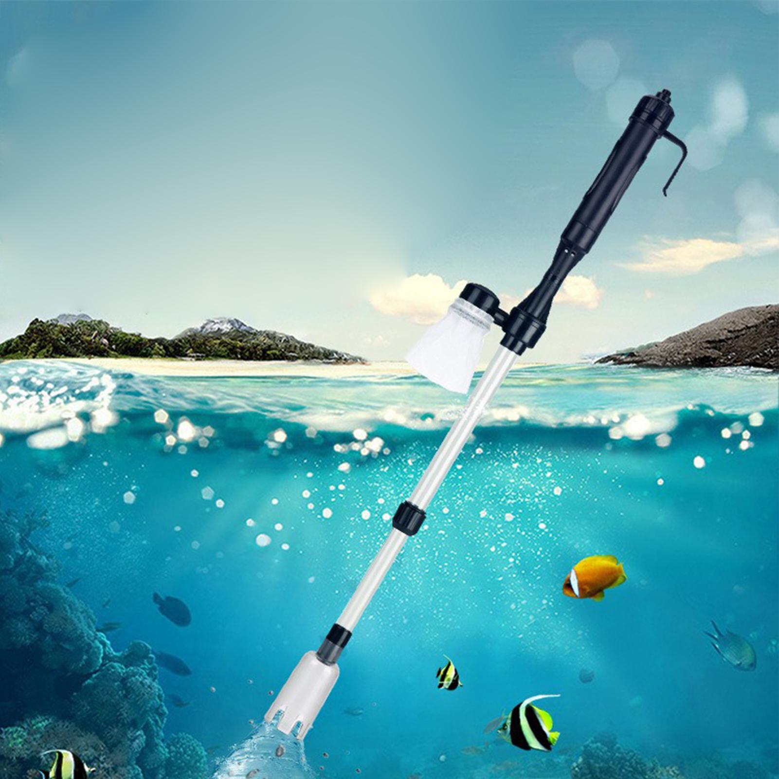 เครื่องดูดฝุ่นกรวดตู้ปลาแบบปรั - Planted Aquarium Cleaning บทวิจารณ์และราคา