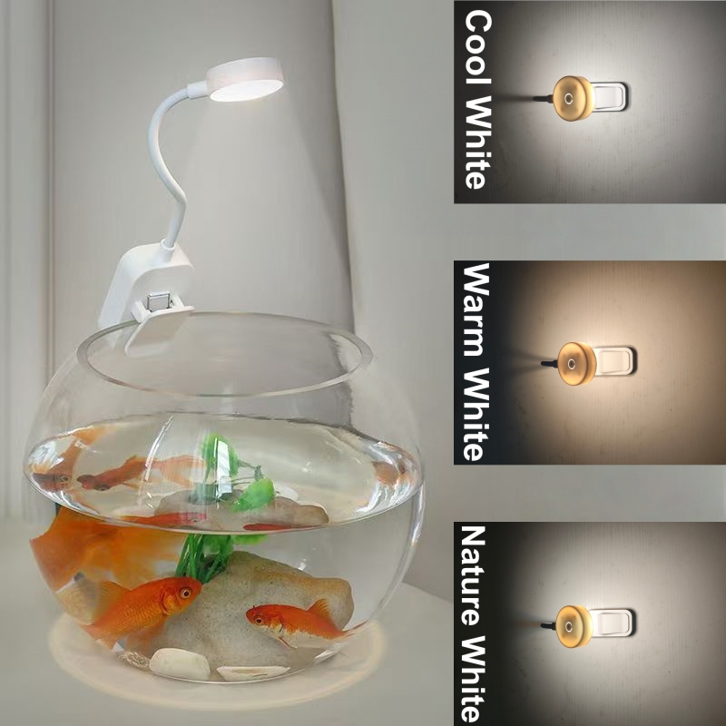ไฟ LED สำหรับตู้ปลาแบบหนีบ 360 - Aquarium Plant Light บทวิจารณ์และราคา