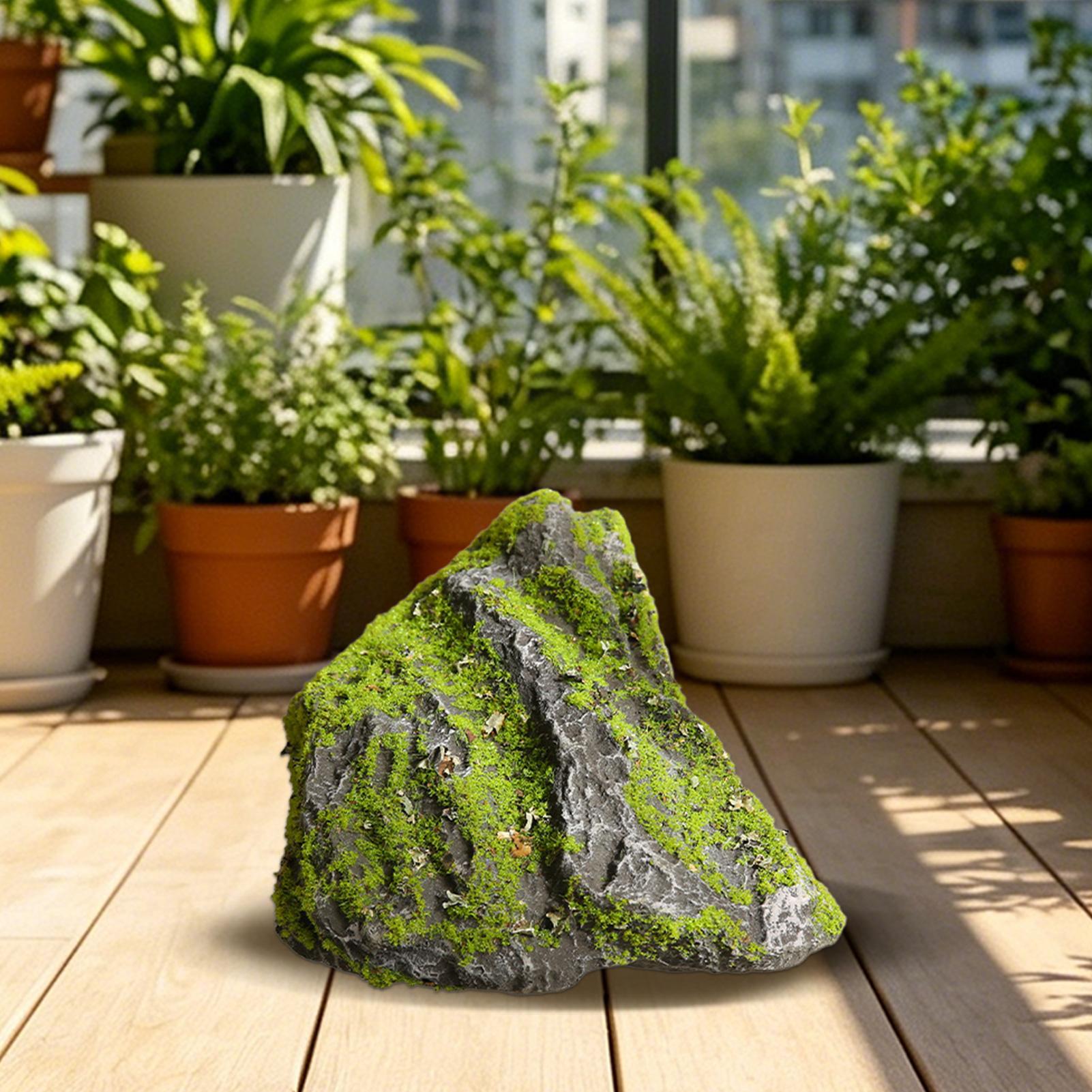 หินจำลองตกแต่งสวน หินมอสเทียมเ - Aquarium Moss บทวิจารณ์และราคา