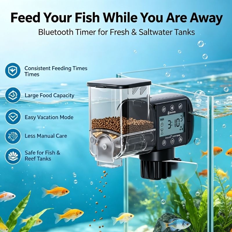 เครื่องให้อาหารปลาอัตโนมัติอัจ - Aquarium Fertilizer บทวิจารณ์และราคา
