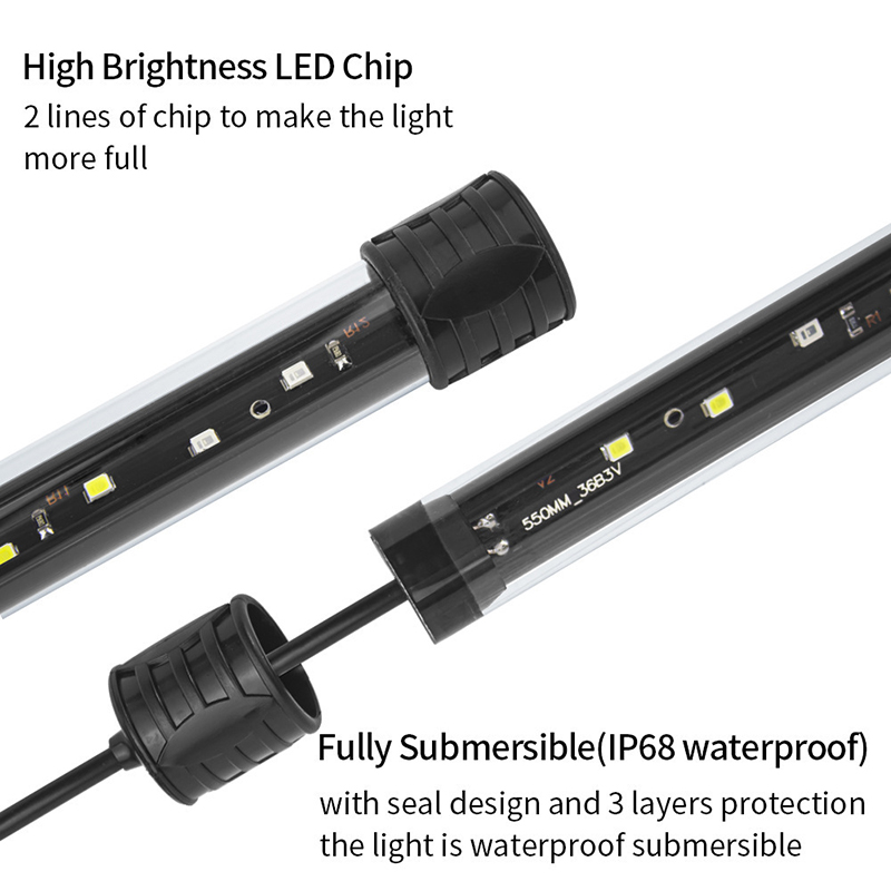 ไฟ LED สำหรับตู้ปลาแบบเสียบ US - Aquarium Plant Light บทวิจารณ์และราคา