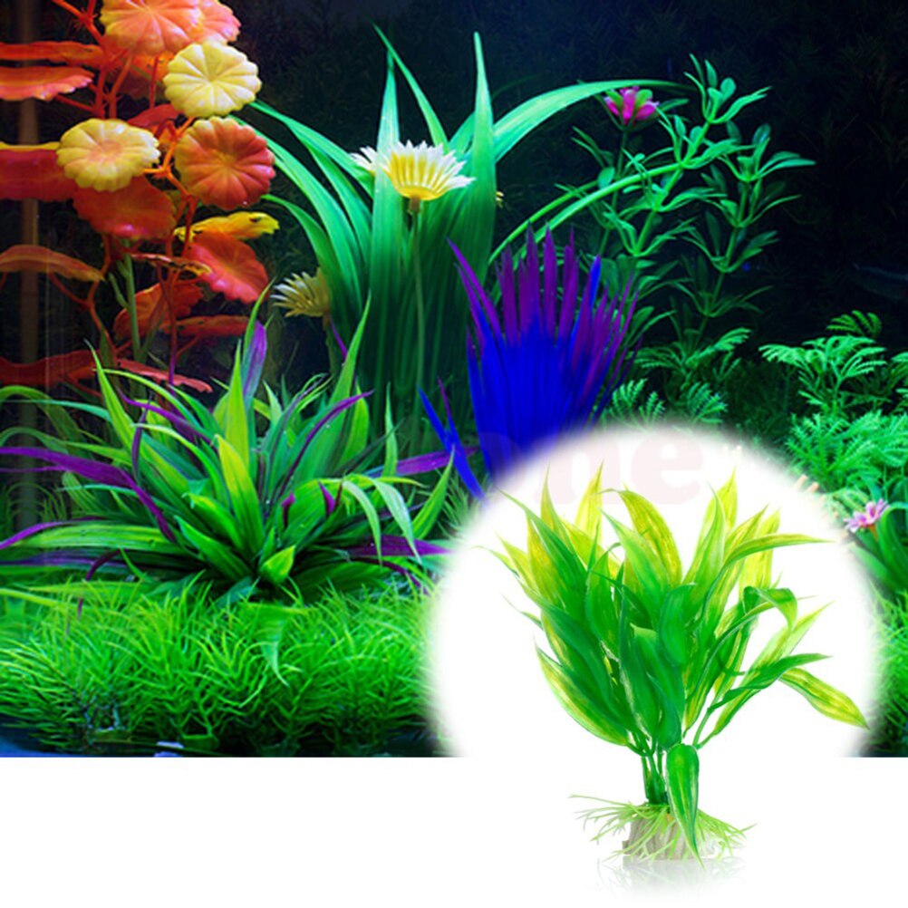 15 ซม.ประดิษฐ์ Aquarium Decor  - Live Plant Aquarium บทวิจารณ์และราคา