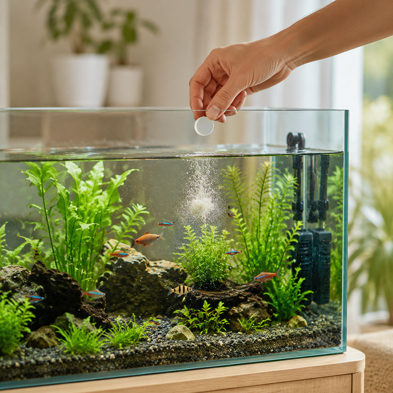 เม็ดกำจัดตะไคร่น้ำในตู้ปลา MIR - Aquarium Fertilizer บทวิจารณ์และราคา