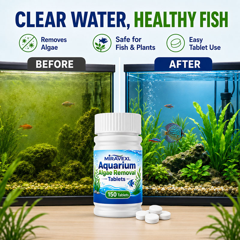 เม็ดกำจัดตะไคร่น้ำในตู้ปลา MIR - Aquarium Fertilizer บทวิจารณ์และราคา