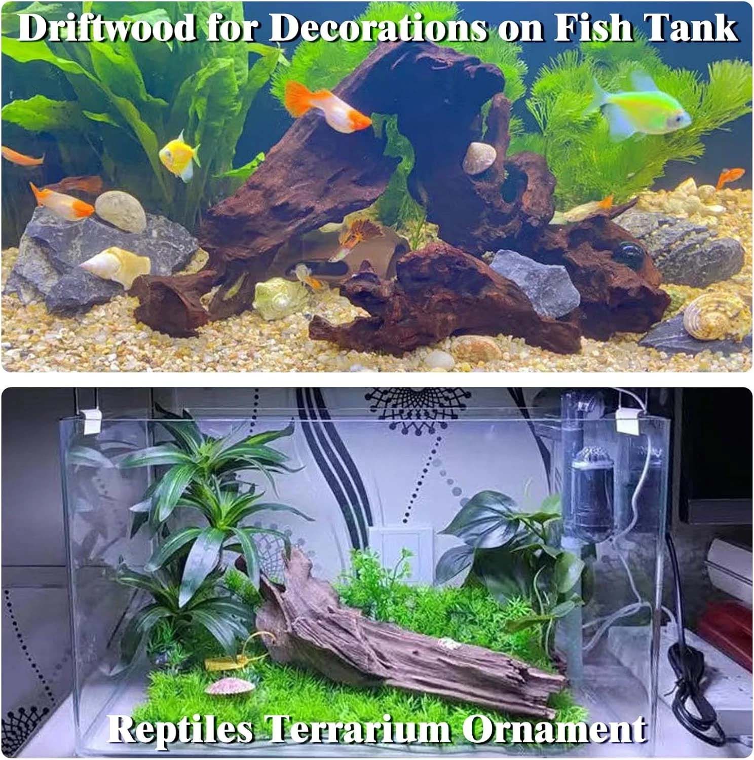15-20 ซม. 1 ชิ้น ไม้ลอยน้ำธรรม - Aquarium Driftwood บทวิจารณ์และราคา