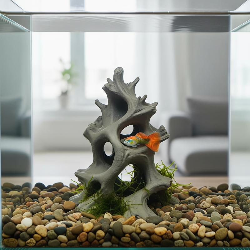 ถ้ำปลาไม้ลอยธรรมชาติแบบซ่อนรูห - Aquarium Driftwood บทวิจารณ์และราคา