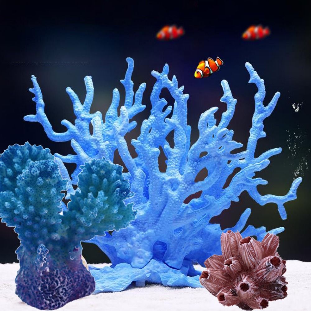 สีสัน 1PC เหมือนจริงการจําลองป - Aquarium Plant Substrate บทวิจารณ์และราคา